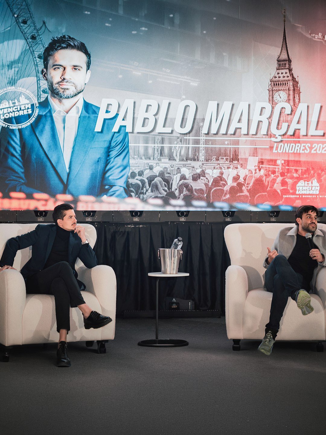 Momentos com celebridades no evento FGV